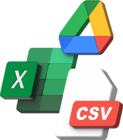 Excel, CSV, Google sheets, and Token Vesting Spreadsheet tools